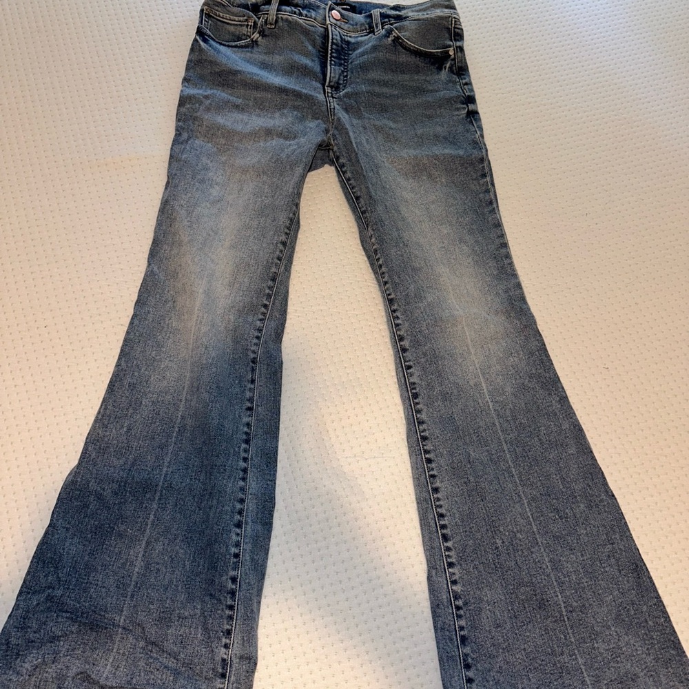 Express 70’s Mid Rise Flare Jeans